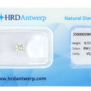 Diamante sigillato certificato HRD Antwerp
