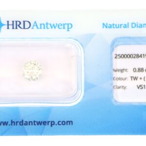 Diamante sigillato certificato HRD Antwerp