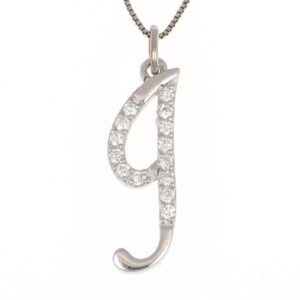 Collana con pendente in oro 18kt con diamanti