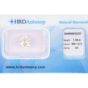 Diamante sigillato certificato HRD Antwerp